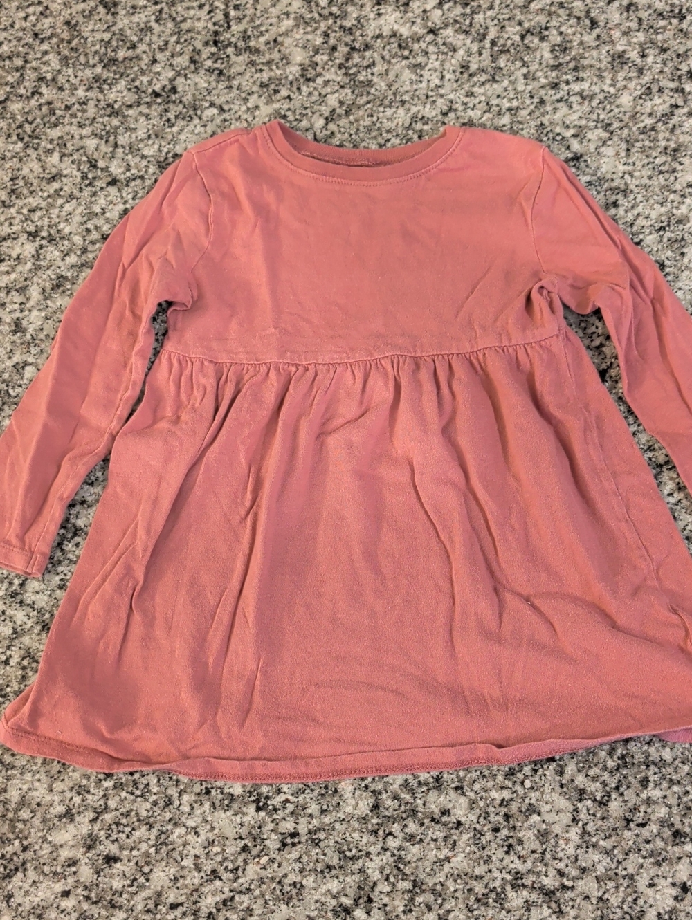 Old Navy Girls Long Sleeve Coral Pink Dress